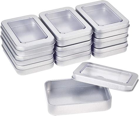 lidded box rectangular metal|rectangular metal containers with lids.